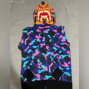 A Bathing Ape × KID CUDI SHARK セットアップ L A BATHING APE BAPE X KID CUDI SHARK FULL ZIP HOODIE XXL 2XL